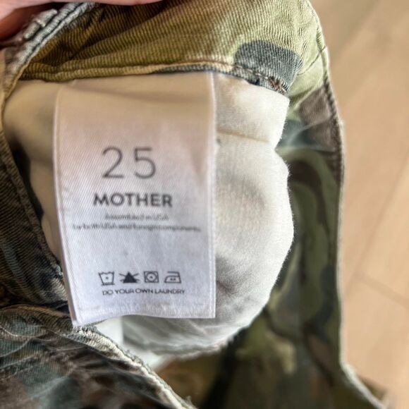 Mother the no zip misfit in girl boy etc wash camp pants Size 25 - Picture 9 of 13